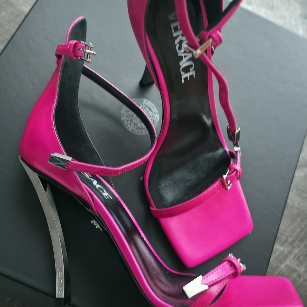 Versace Women's Pink High Heels